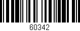 Código de barras (EAN, GTIN, SKU, ISBN): '60342'