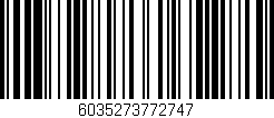 Código de barras (EAN, GTIN, SKU, ISBN): '6035273772747'