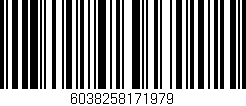 Código de barras (EAN, GTIN, SKU, ISBN): '6038258171979'