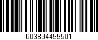 Código de barras (EAN, GTIN, SKU, ISBN): '603894499501'