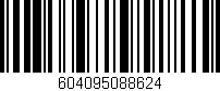 Código de barras (EAN, GTIN, SKU, ISBN): '604095088624'