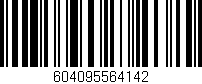 Código de barras (EAN, GTIN, SKU, ISBN): '604095564142'