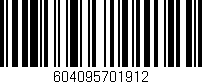 Código de barras (EAN, GTIN, SKU, ISBN): '604095701912'