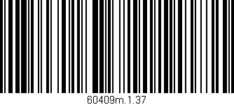 Código de barras (EAN, GTIN, SKU, ISBN): '60409m.1.37'