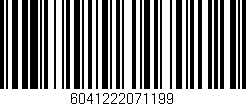 Código de barras (EAN, GTIN, SKU, ISBN): '6041222071199'