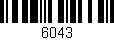 Código de barras (EAN, GTIN, SKU, ISBN): '6043'