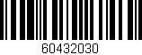Código de barras (EAN, GTIN, SKU, ISBN): '60432030'
