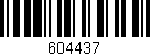 Código de barras (EAN, GTIN, SKU, ISBN): '604437'