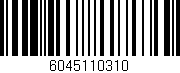 Código de barras (EAN, GTIN, SKU, ISBN): '6045110310'