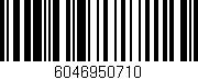 Código de barras (EAN, GTIN, SKU, ISBN): '6046950710'