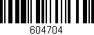 Código de barras (EAN, GTIN, SKU, ISBN): '604704'