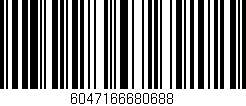 Código de barras (EAN, GTIN, SKU, ISBN): '6047166680688'