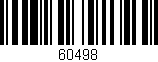 Código de barras (EAN, GTIN, SKU, ISBN): '60498'