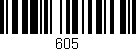 Código de barras (EAN, GTIN, SKU, ISBN): '605'