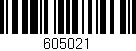 Código de barras (EAN, GTIN, SKU, ISBN): '605021'