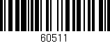 Código de barras (EAN, GTIN, SKU, ISBN): '60511'