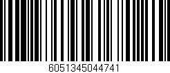 Código de barras (EAN, GTIN, SKU, ISBN): '6051345044741'