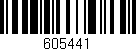 Código de barras (EAN, GTIN, SKU, ISBN): '605441'