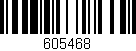 Código de barras (EAN, GTIN, SKU, ISBN): '605468'