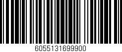 Código de barras (EAN, GTIN, SKU, ISBN): '6055131699900'