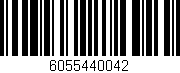 Código de barras (EAN, GTIN, SKU, ISBN): '6055440042'