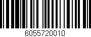 Código de barras (EAN, GTIN, SKU, ISBN): '6055720010'