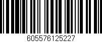 Código de barras (EAN, GTIN, SKU, ISBN): '605576125227'