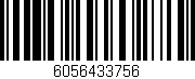 Código de barras (EAN, GTIN, SKU, ISBN): '6056433756'