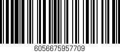 Código de barras (EAN, GTIN, SKU, ISBN): '6056675957709'