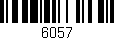 Código de barras (EAN, GTIN, SKU, ISBN): '6057'