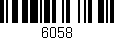 Código de barras (EAN, GTIN, SKU, ISBN): '6058'