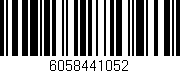 Código de barras (EAN, GTIN, SKU, ISBN): '6058441052'