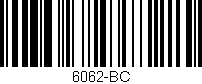 Código de barras (EAN, GTIN, SKU, ISBN): '6062-BC'