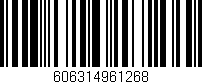 Código de barras (EAN, GTIN, SKU, ISBN): '606314961268'