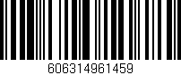 Código de barras (EAN, GTIN, SKU, ISBN): '606314961459'