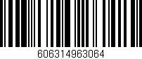 Código de barras (EAN, GTIN, SKU, ISBN): '606314963064'