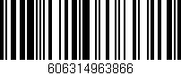 Código de barras (EAN, GTIN, SKU, ISBN): '606314963866'