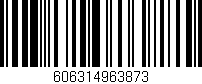 Código de barras (EAN, GTIN, SKU, ISBN): '606314963873'