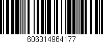 Código de barras (EAN, GTIN, SKU, ISBN): '606314964177'