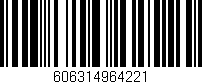 Código de barras (EAN, GTIN, SKU, ISBN): '606314964221'