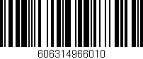 Código de barras (EAN, GTIN, SKU, ISBN): '606314966010'