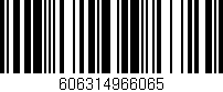 Código de barras (EAN, GTIN, SKU, ISBN): '606314966065'