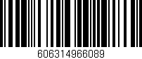 Código de barras (EAN, GTIN, SKU, ISBN): '606314966089'