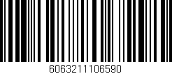 Código de barras (EAN, GTIN, SKU, ISBN): '6063211106590'