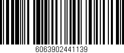 Código de barras (EAN, GTIN, SKU, ISBN): '6063902441139'