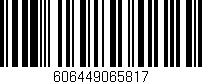 Código de barras (EAN, GTIN, SKU, ISBN): '606449065817'