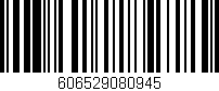 Código de barras (EAN, GTIN, SKU, ISBN): '606529080945'