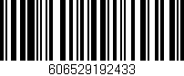 Código de barras (EAN, GTIN, SKU, ISBN): '606529192433'