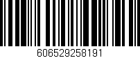 Código de barras (EAN, GTIN, SKU, ISBN): '606529258191'