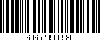 Código de barras (EAN, GTIN, SKU, ISBN): '606529500580'
